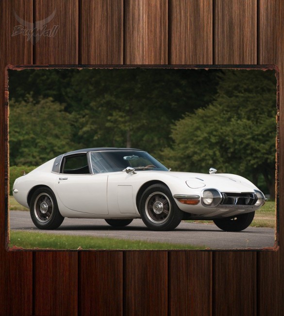 Металлическая табличка Toyota 2000GT Targa Металлическая табличка Toyota 2000GT Targa